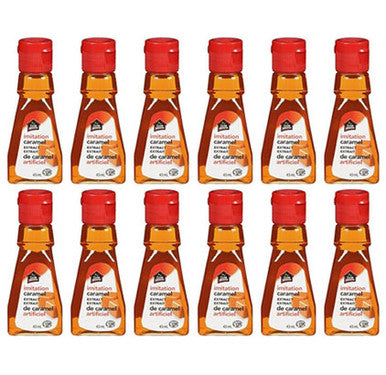 Club House Imitation Caramel Extract, 43ml/1.5oz., (12 Pack) {Imported from Canada}